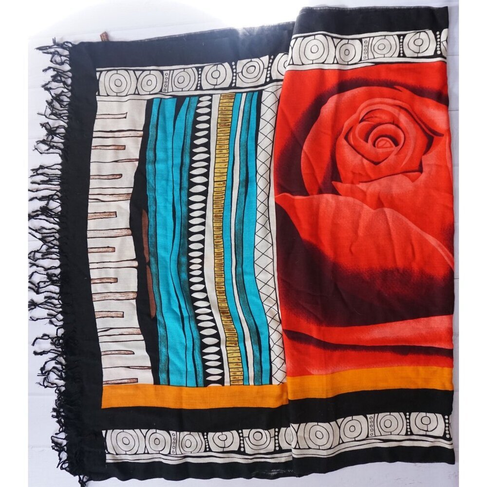 DANA XU 100% Merino Wool Shawl Wrap – Large Winter Pashmina Scarf Poncho - Picture 3 of 8